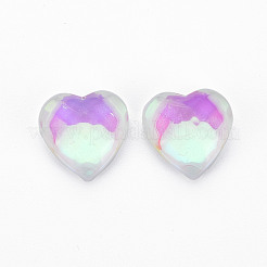 Durchscheinende Cabochons aus galvanisiertem Glas&nbsp;EGLA-T026-001