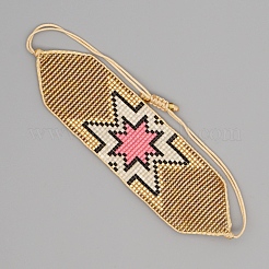 Bracelet tressé en perles de verre miyuki&nbsp;BJEW-A121-63D