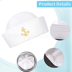 Sombrero de marinero de poliéster&nbsp;AJEW-CN0007-55