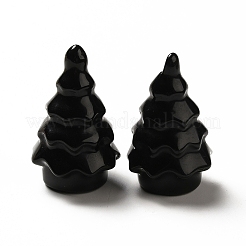 Décorations d'affichage en obsidienne naturelle&nbsp;G-G997-E01