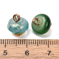 5 Stück handgefertigte Bunte Malerei-Anhänger&nbsp;LAMP-L087-01G