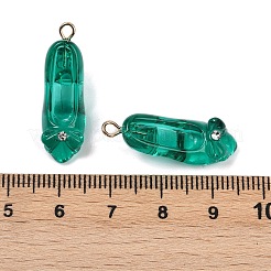 Colgantes de rhinestone de resina transparente&nbsp;RESI-Q021-01A