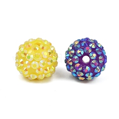 Perles de strass en résine de couleur AB&nbsp;RESI-S315-14x16-M