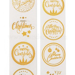 Selbstklebende Aufkleberrollen mit Weihnachtsmotiv&nbsp;DIY-S001-07A