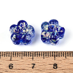 Fili di perline di lampwork in lamina fatti a mano&nbsp;FOIL-T008-06D
