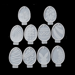Stampi in silicone fai da te con ciondolo uovo di Pasqua 10 pz&nbsp;SIMO-C011-03