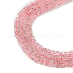 Natürlichen Erdbeere Quarzperlen Stränge&nbsp;G-G271-G02-1x1.5mm