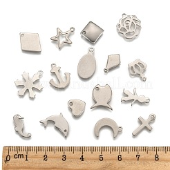 Pendentifs en acier inoxydable résistant au ternissement&nbsp;STAS-MSMC002-01