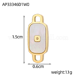 Conectores de eslabones de carcasa ovalados de acero inoxidable 304&nbsp;STAS-OY004-58G