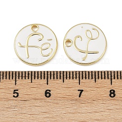 Breloques d'émail en laiton&nbsp;KK-R224-04G