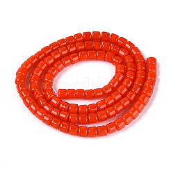 Opake Volltonglasperlenstränge&nbsp;LS-GLAA-N065-4x4mm-C04