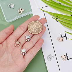 8 Stück 2 Farben 304 Edelstahl-Charms&nbsp;STAS-UN0028-65