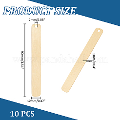 Messing Lesezeichen&nbsp;DIY-WH0430-487G