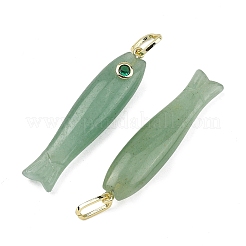 Colgantes tallados de aventurina verde natural&nbsp;GG-CBA8D06-01G-07