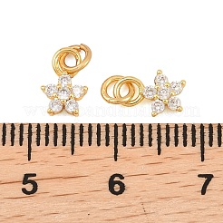 Ottone micro spianare fascino zirconi&nbsp;KK-F927-16G