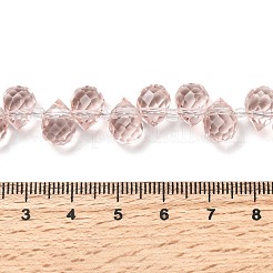 Perle di vetro trasparente&nbsp;GLAA-Z017-01B