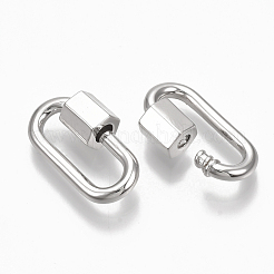 Messingschraube Karabiner Schloss Charms&nbsp;KK-T047-08P