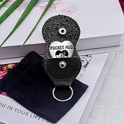 Juego de monedas conmemorativas de toma de decisiones de acero inoxidable grabadas a doble cara con corazón&nbsp;AJEW-GL0002-02A