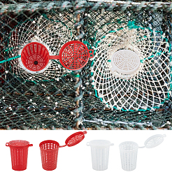 28 gabbia per esche da pesca in plastica a 2 colori&nbsp;AJEW-WR0003-05