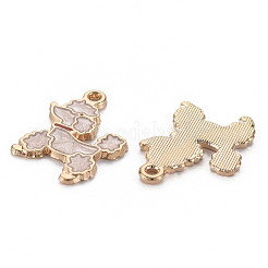 Pendentifs d'émail en alliage&nbsp;ENAM-N055-013A-NR