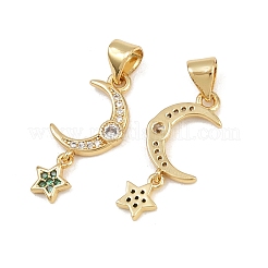 Ottone micro spianare pendenti zirconi&nbsp;KK-C132-07G