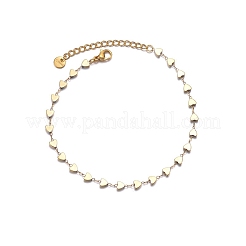 Fußkettchen aus herzförmigem Edelstahl 304 für Damen&nbsp;FS-WG55343-01