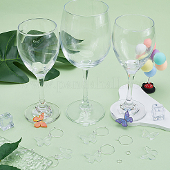 DIY-Kit zur Herstellung leerer Weinglasanhänger&nbsp;DIY-SC0023-62A