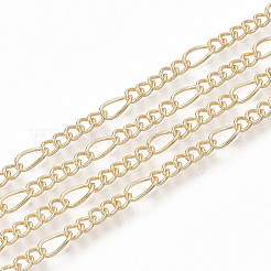 Fabrication de collier de chaîne figaro en fer recouvert de laiton&nbsp;MAK-T006-03KC