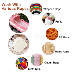 DIY Stricken Häkeln Holztasche Boden Shaper&nbsp;DIY-PH0010-24
