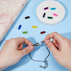 Pulseras deslizantes de acero inoxidable&nbsp;BJEW-WH0023-33B