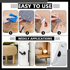 Tela no tejida de fieltro rectangular&nbsp;DIY-WH0899-898A