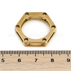 Anillo de acero inoxidable 304 con revestimiento iónico (IP) para mujer&nbsp;RJEW-A052-03A-G02