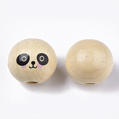 Europäische Perlen aus Naturholz&nbsp;X1-WOOD-S055-16B