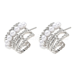 Boucles d'oreilles en laiton pour femmes&nbsp;EJEW-A168-19P