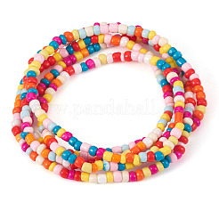 Résine perles bracelets&nbsp;BJEW-TAC0080-01F