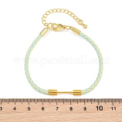Fabrication de bracelet en fil d'acier tressé&nbsp;KK-CBA6056-03A-G