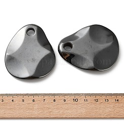 Ematite non magnetico sintetico grandi ciondoli&nbsp;G-H338-02