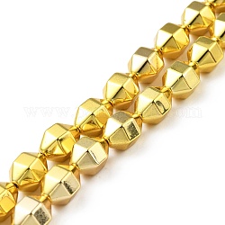 Chapelets de perles en hématite synthétique électrolytique sans magnétiques, Toupie, 12x9.5x8.5mm, Trou: 1.2mm, Environ 33 pcs/chapelet, 15.75 pouce (40 cm)