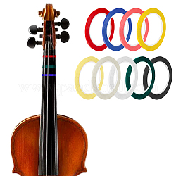 Superfindings 9 couleurs au total 649.6 mètres de bande de doigté pour violon, bande de violoncelle, autocollants pour violon, bande de doigt pour violoncelle, autocollants pour touche de violon, guide des doigts pour violons et divers instruments d'orchestre