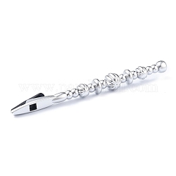 Aiutante del braccialetto di plastica abs, per aiutare lo strumento per indossare gioielli, argento, 17.7x1.6x1.8cm