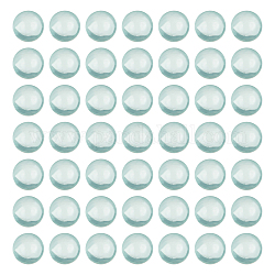 Perles de verre olycraft, ronde, sans trou, fumée blanche, 8mm, 400 pièces / kit
