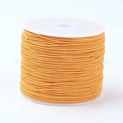 Cordones elásticos, Cuerda elástica, para pulseras, collares, producir joyería, oro, 0.6mm, alrededor de 37.18~40.46 yarda (34~37 m) / rollo
