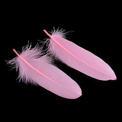Accesorios de traje de pluma de ganso, teñido, rosa, 160~215x36~47mm