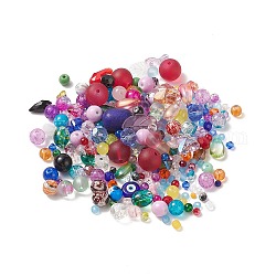 Luck Bag, Mixed Style Glass Beads, Mixed Shapes, Random Color