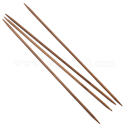 Бамбуковые спицы с двойным острием (dpns), Перу, 250x3.75 мм, 4 шт / мешок