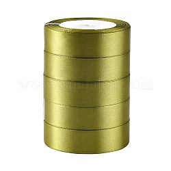 Satin Ribbon, Olive Drab, about 1 inch(25mm) wide, 25yards/roll(22.86m/roll)