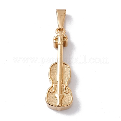 Pendentif violon or, pendentif musique