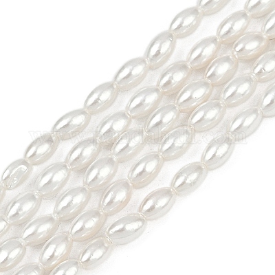 Fili di perle di conchiglie galvanizzate&nbsp;BSHE-Z009-10B-1
