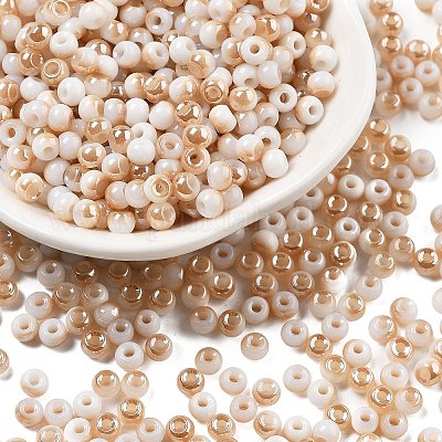Perles de rocaille en verre&nbsp;GLAA-Q096-01F-1