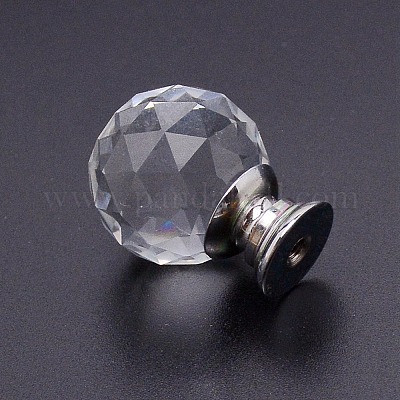 Schubladenknöpfe aus Quarzkristall&nbsp;LS-FIND-WH0072-94A-1